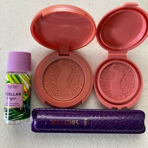 Tarte 4 piece blush, mascara & micelar water minis